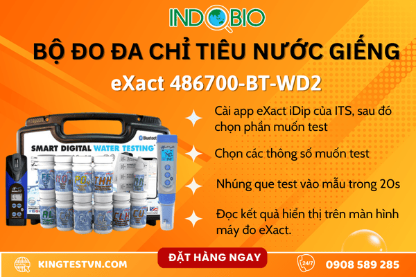 Bộ dụng cụ đo chất lượng nước giếng eXact 486700-BT-WD2